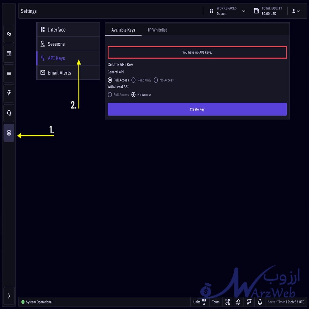 نحوه معامله در معاملات آتی Kraken