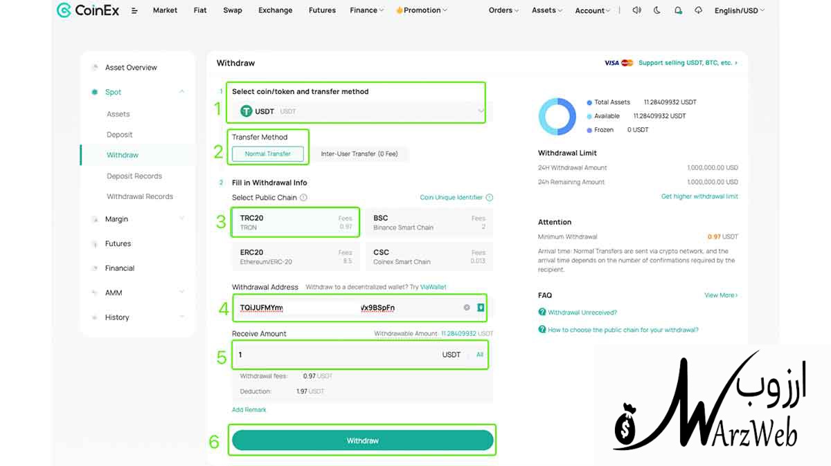 how-to-transfer-currency-from-coinx-to-trustwallet-t2